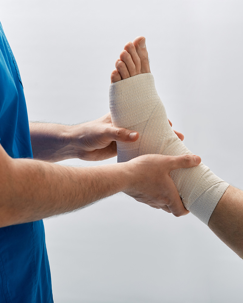 Ankle Ligament Surgery Day of Surgery